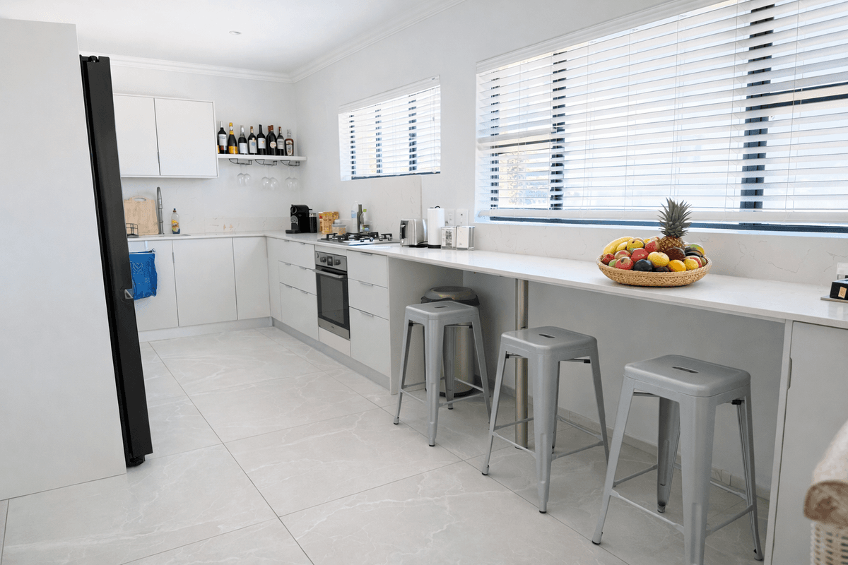 Modern kitchen with bar